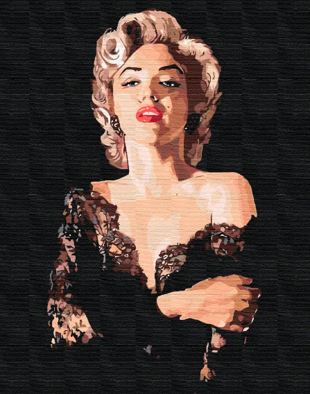 Картина по номерам Brushme Чувствительная Мерелин BS51531 40х50 см Картина по номерам Brushme Чувствительная Мерелин BS51531 40х50 см