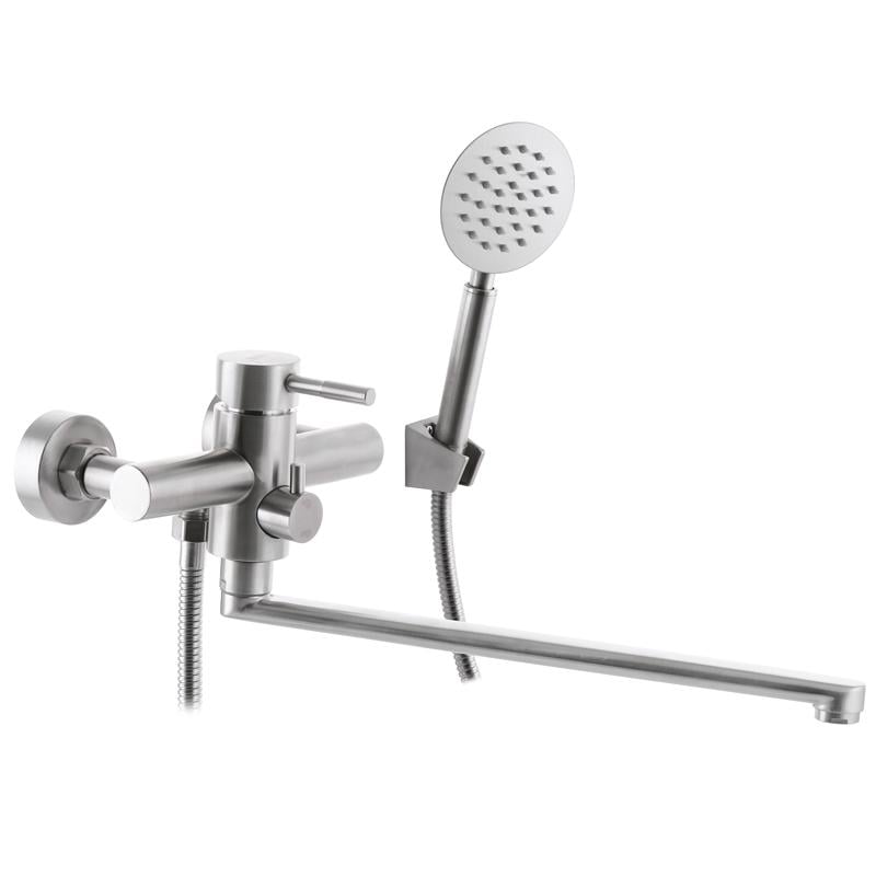 Смеситель для ванны Zerix SUS ZX3149 однорычажный Хром (63748)