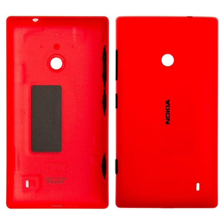 Задняя крышка Nokia 520 Lumia, 525 Lumia RM-914 с боковыми кнопками (красная)