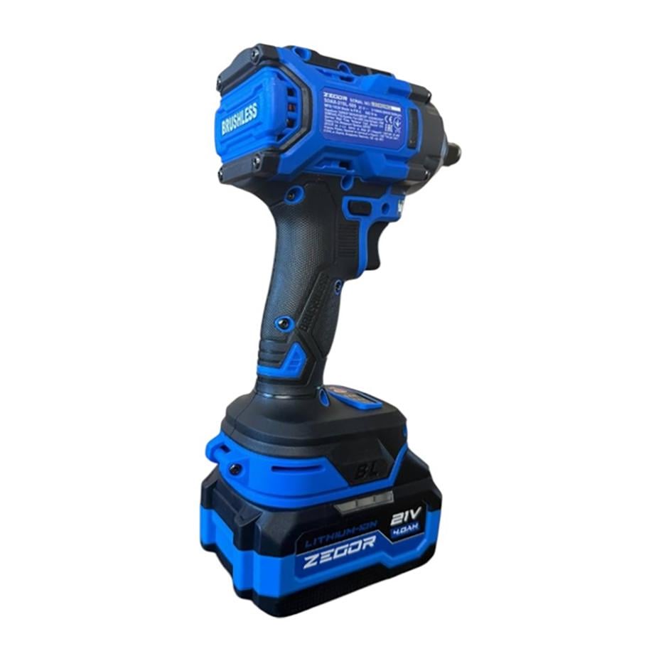 Гайковерт ударный аккумуляторный Zegor SDAX-21BL-500 21V Advanced 2 батареи бесщеточный двигатель/реверс/с подсветкой - фото 6 Гайковерт ударный аккумуляторный Zegor SDAX-21BL-500 21V Advanced 2 батареи бесщеточный двигатель/реверс/с подсветкой - фото 6