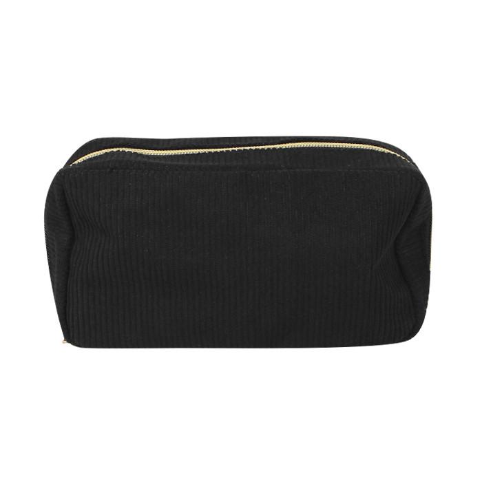 Косметичка женская дорожная ZUO 571 вельветовая Black (25713936)