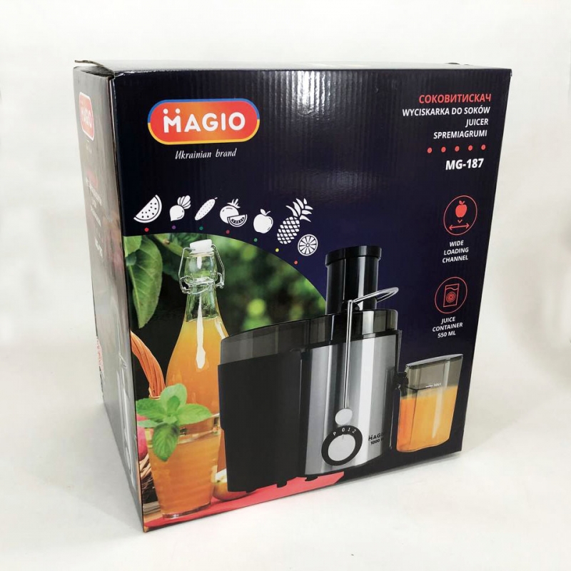 Соковыжималка Magio MG-187 центробежная 1000W (tf4222) - фото 15