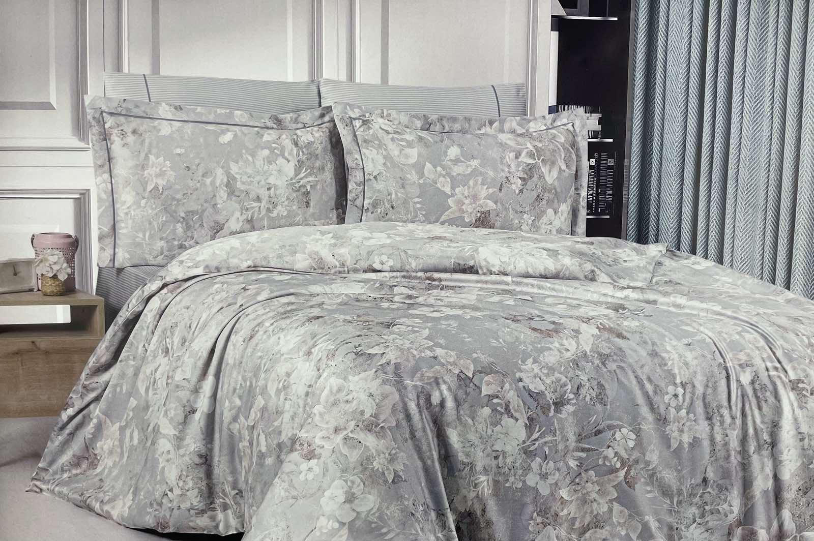 Комплект постельного белья Maison D'or Lily Тенцел 200x220 см Grey (CN37410)