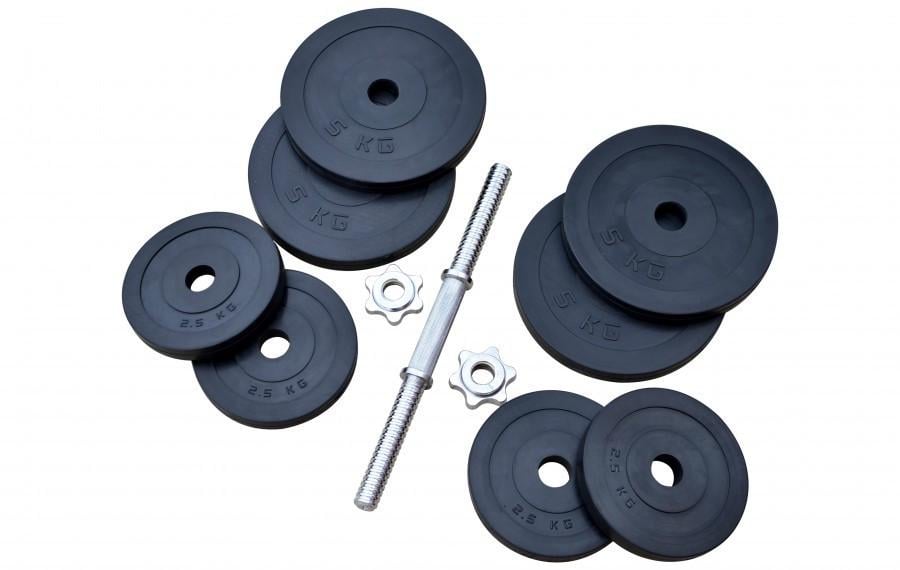 Гантель прорезиненная 31 кг (RN_OD31) - фото 4 Гантель прорезиненная 31 кг (RN_OD31) - фото 4