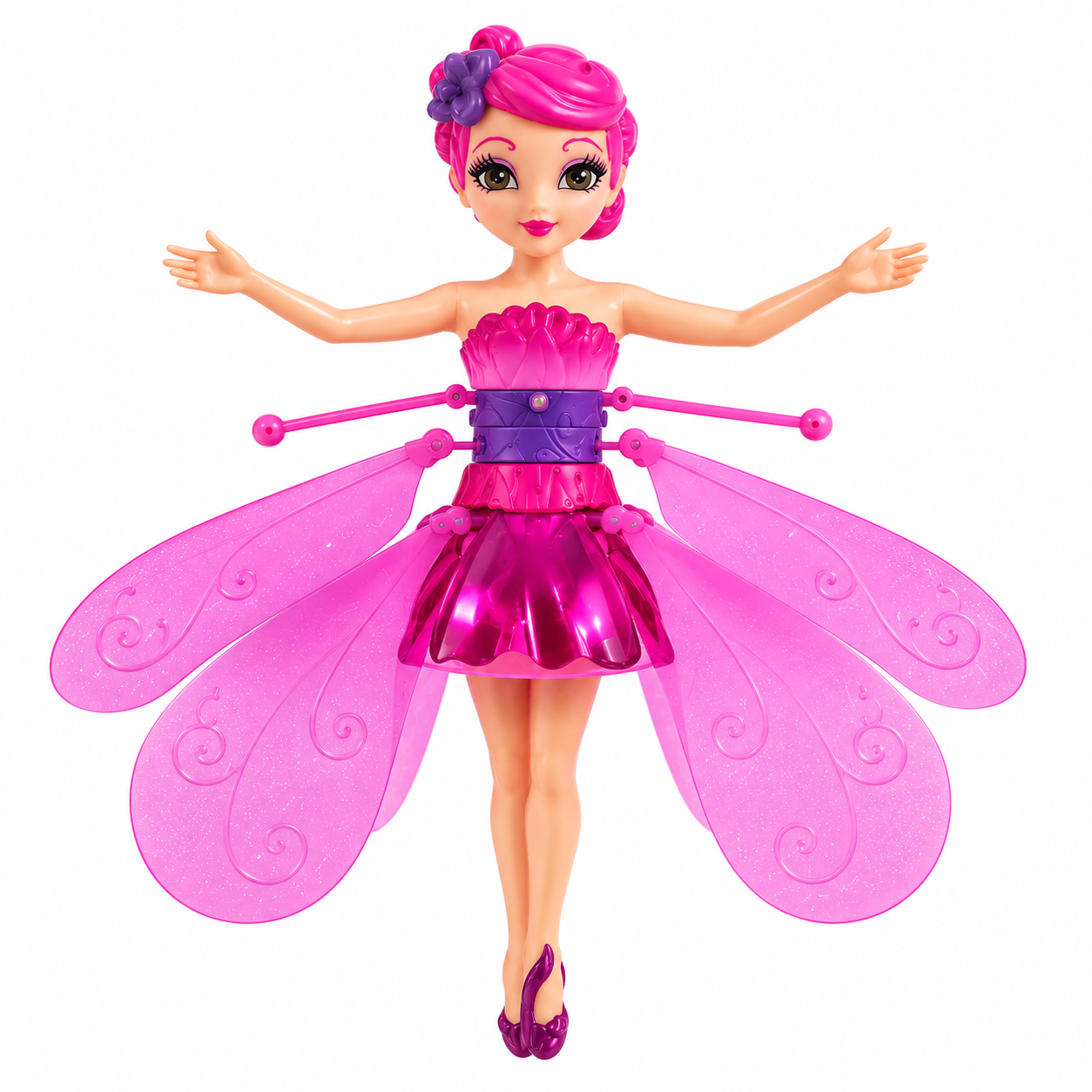 Летающая кукла Фея Fairy RC Flying Ball Розовый (6620)
