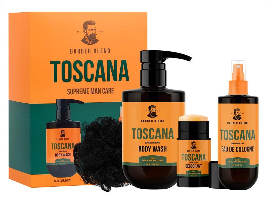 Подарочный набор для мужчин Barber Blend Toscana