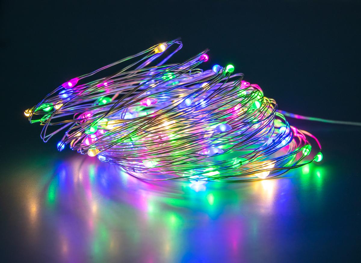 Гірлянда Multi Xmas 100 Led крапля роси 11,3 м (1008863-Other) - фото 1