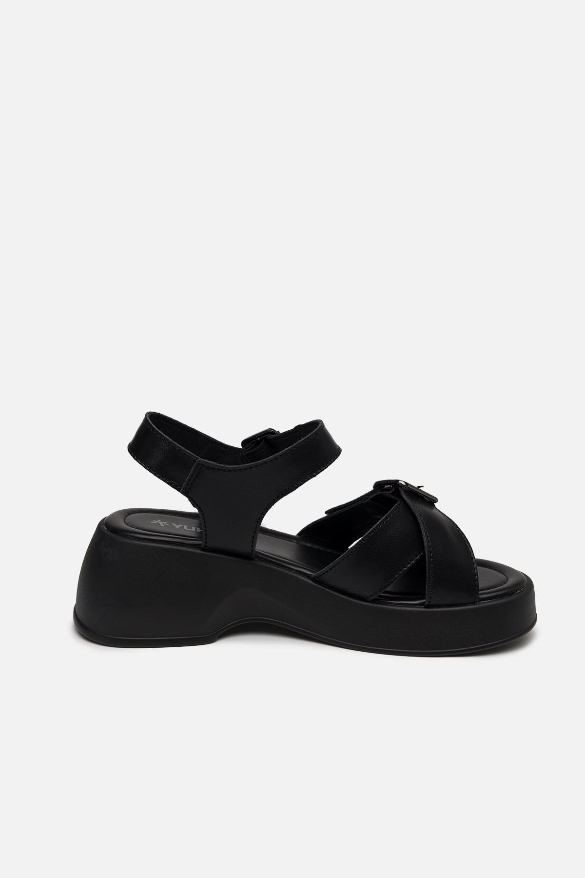 Босоножки на платформе р. 41 Черный (SKT000941290) - фото 2 Босоножки на платформе р. 41 Черный (SKT000941290) - фото 2