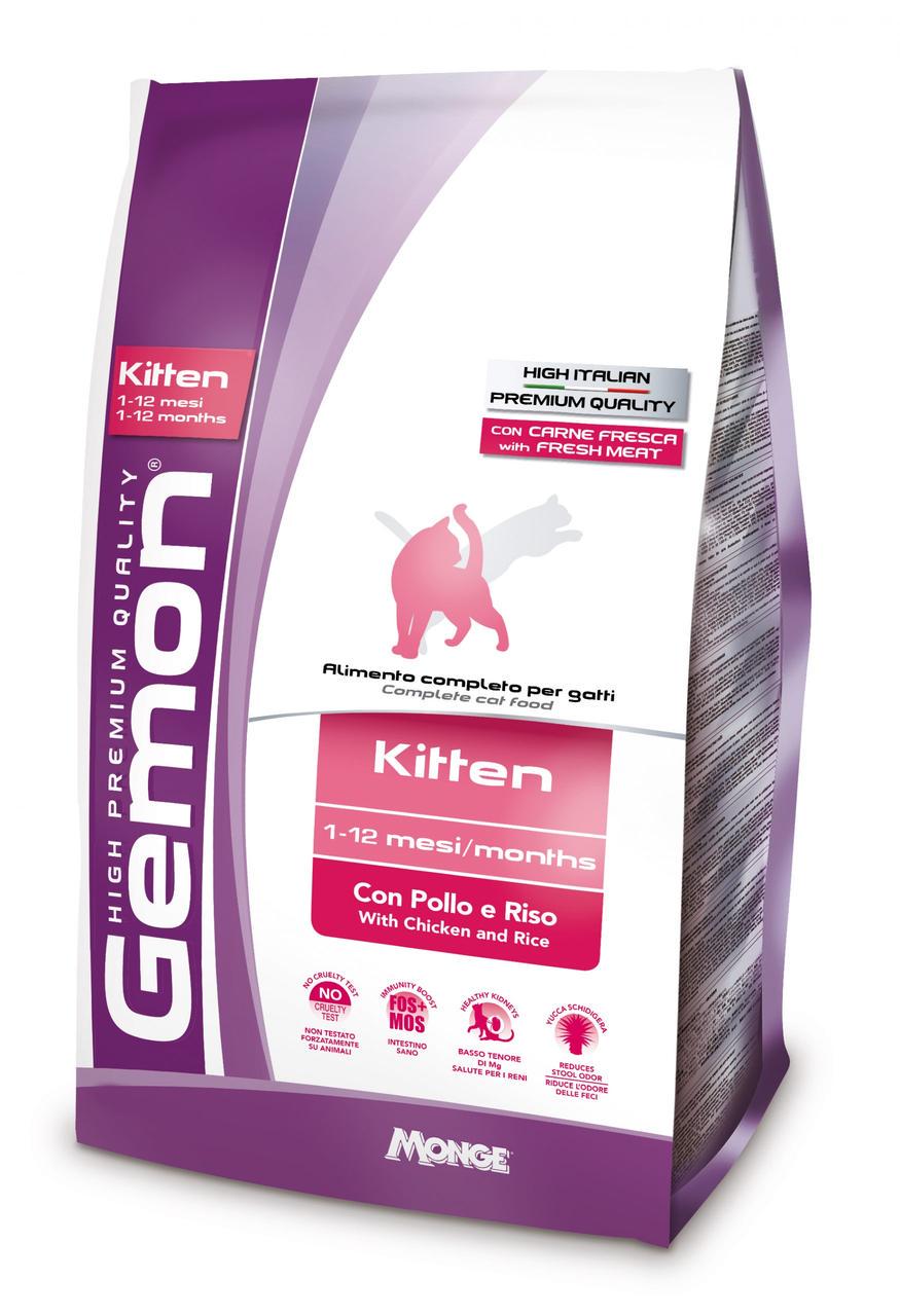 Корм для котів Gemon Kitten Курка з рисом 1,5 кг (70297103)