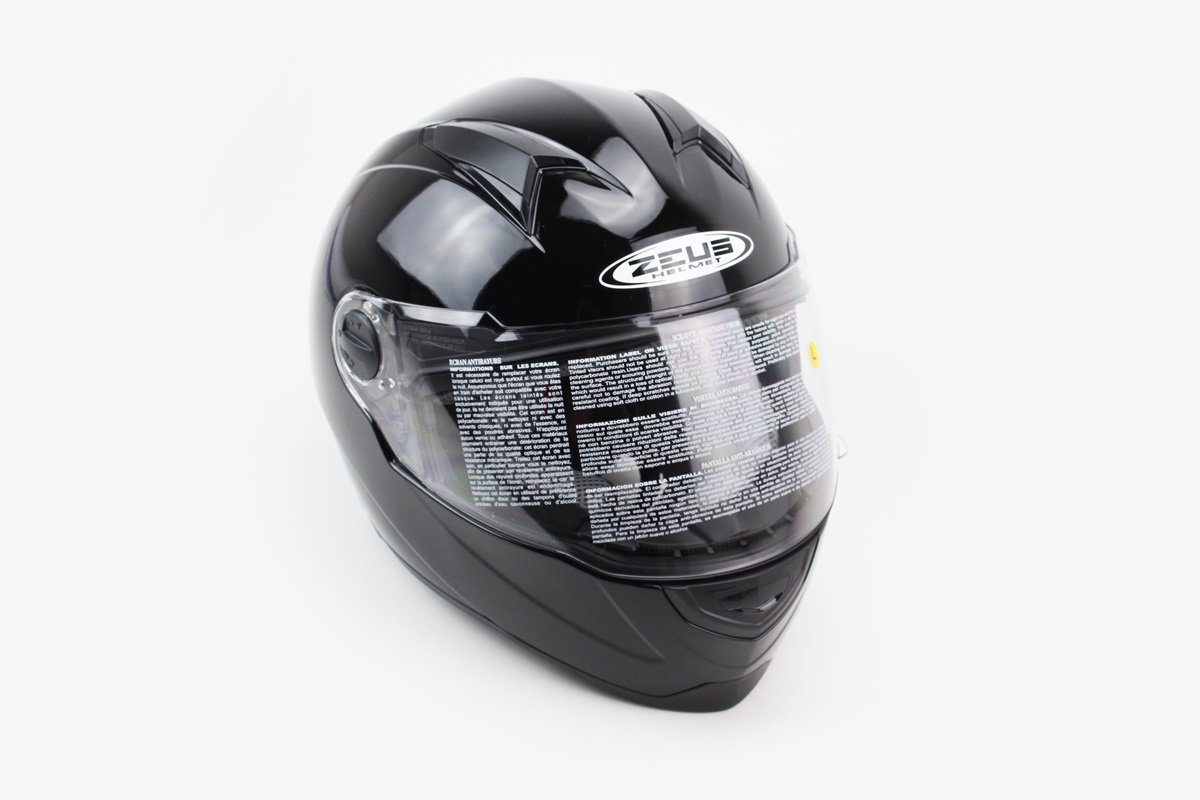 Шолом інтеграл, закритий ZS-811 , ЧОРНИЙ. Розмір L