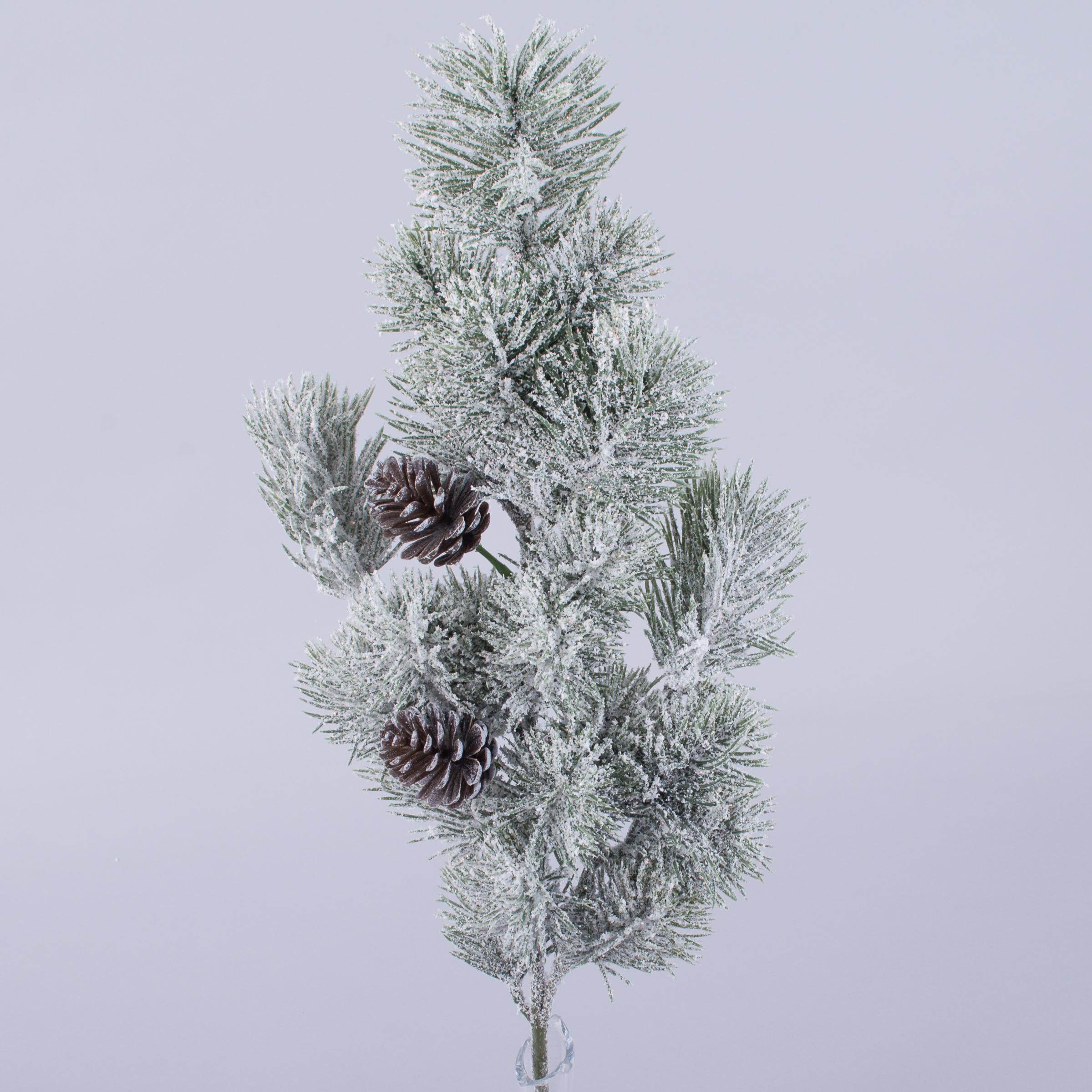 Гілка сосни штучна з шишкою велика Блакитний (1935)