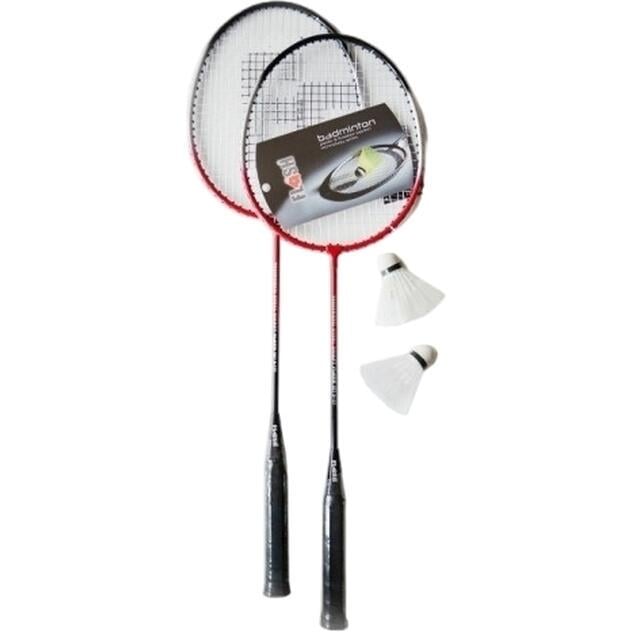 Набор для бадминтона Flash BADMINTON RACKET SET 2 ракетки/2 волана Красно-черный (B-121)
