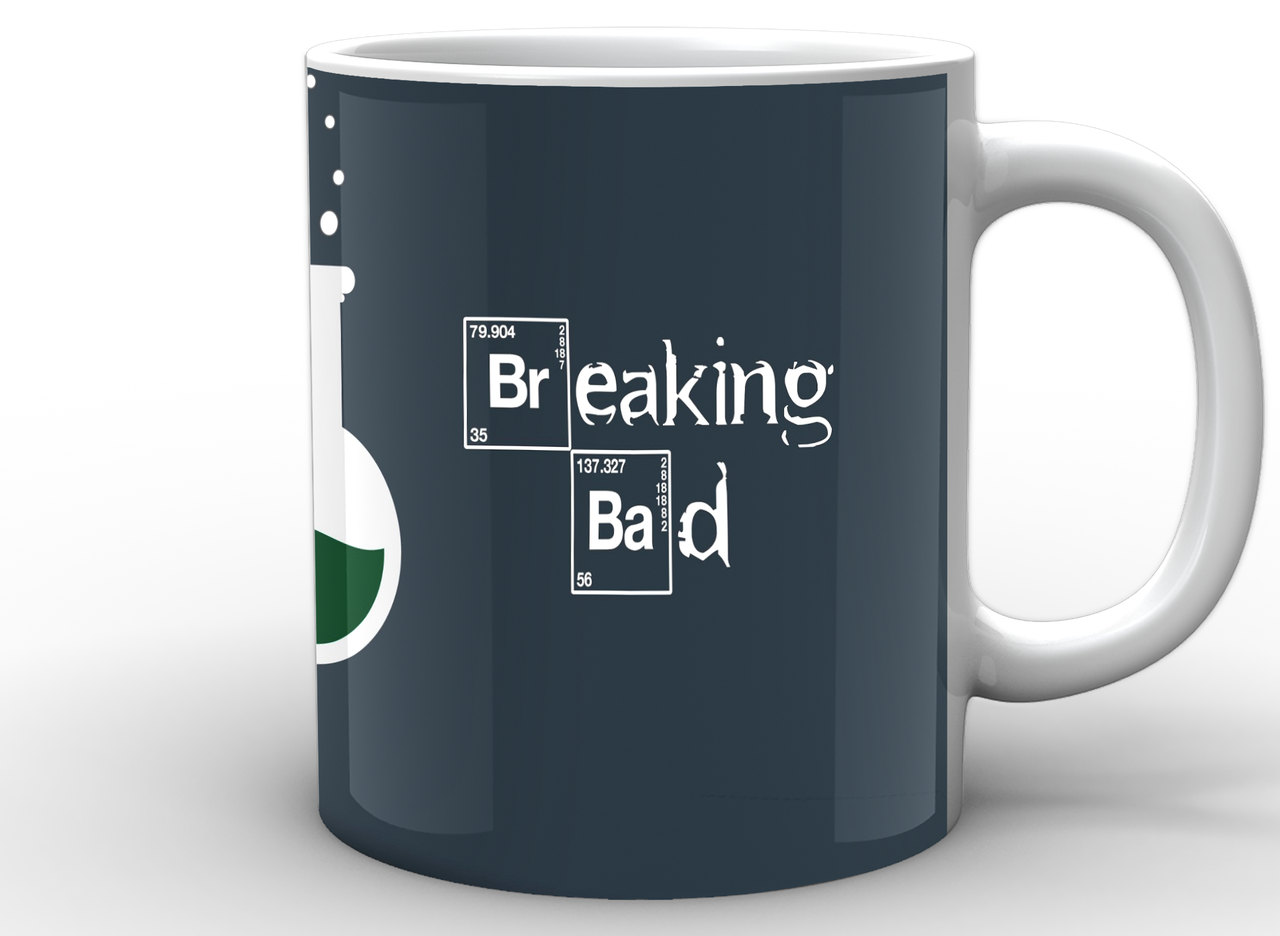Чашка Geek Land Breaking Bad фан арт 330 мл Белый (BB.02.023)