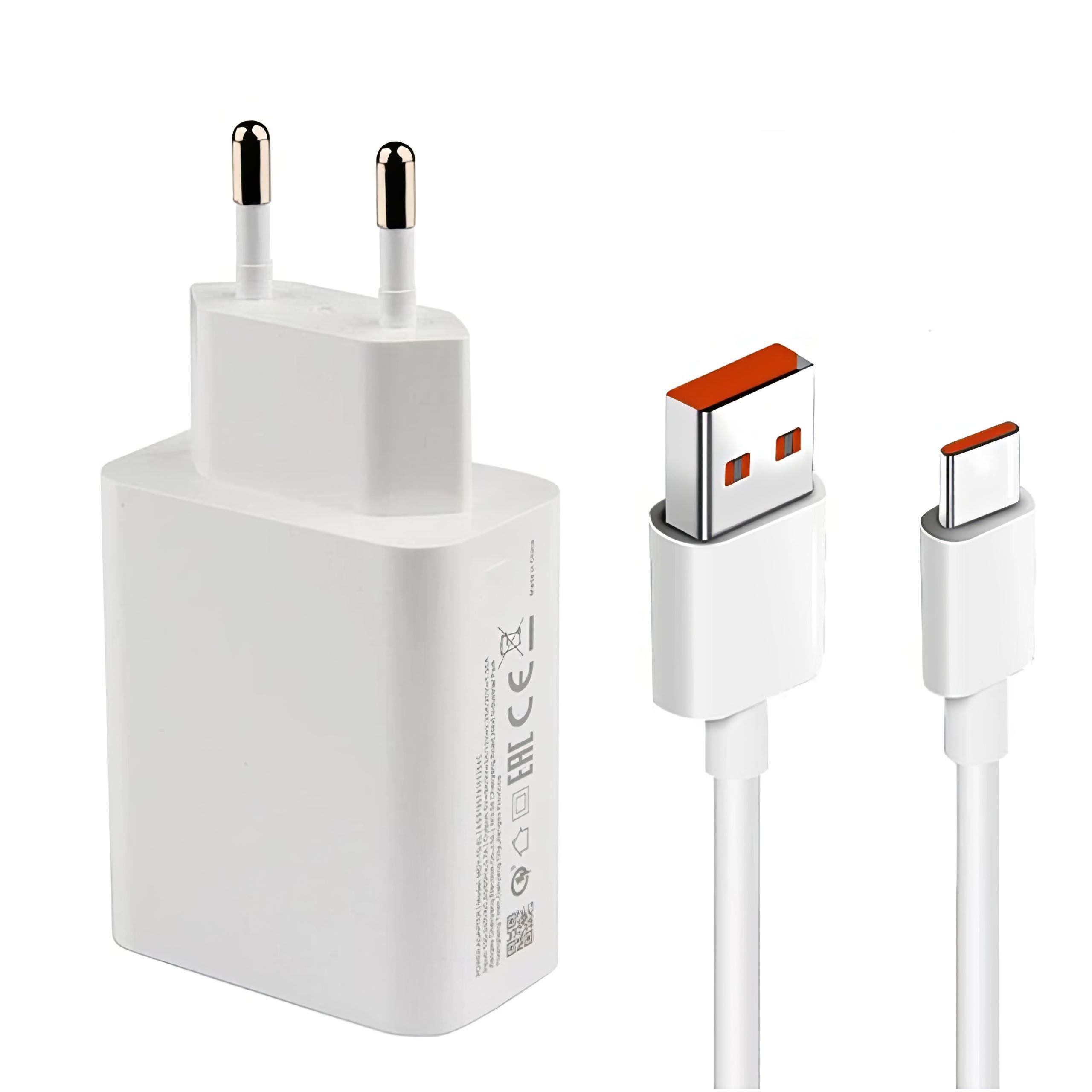 Адаптер для зарядки Power adapter Suite USB с кабелем Type-C 33W White (1010551)