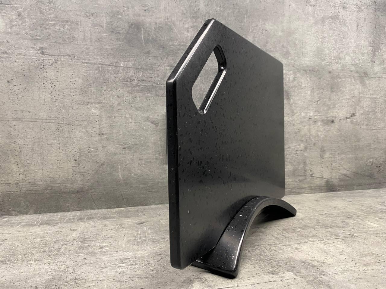 Доска кухонная Gluttony на подставке из искусственного камня 350x250 мм (219) - фото 3 Доска кухонная Gluttony на подставке из искусственного камня 350x250 мм (219) - фото 3