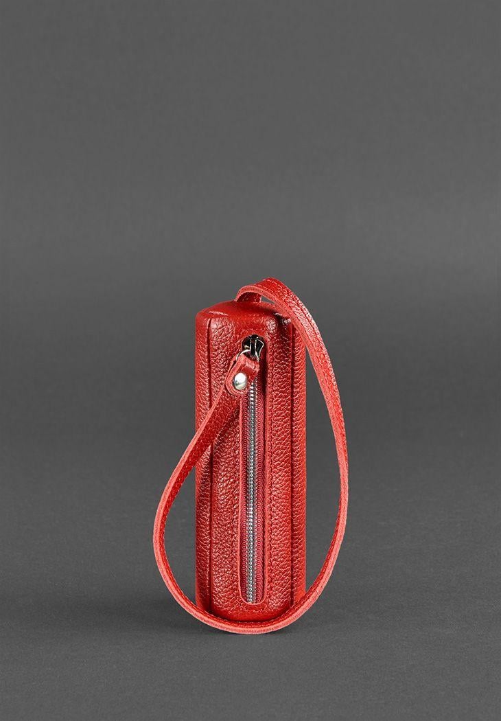 Ключница женская кожаная 3.0 Тубус Красный (A-026548) - фото 1 Ключница женская кожаная 3.0 Тубус Красный (A-026548) - фото 1