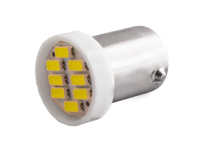 Автолампа светодиодная BA9S T4W 24 В SMD3014-8led Белый (3013)