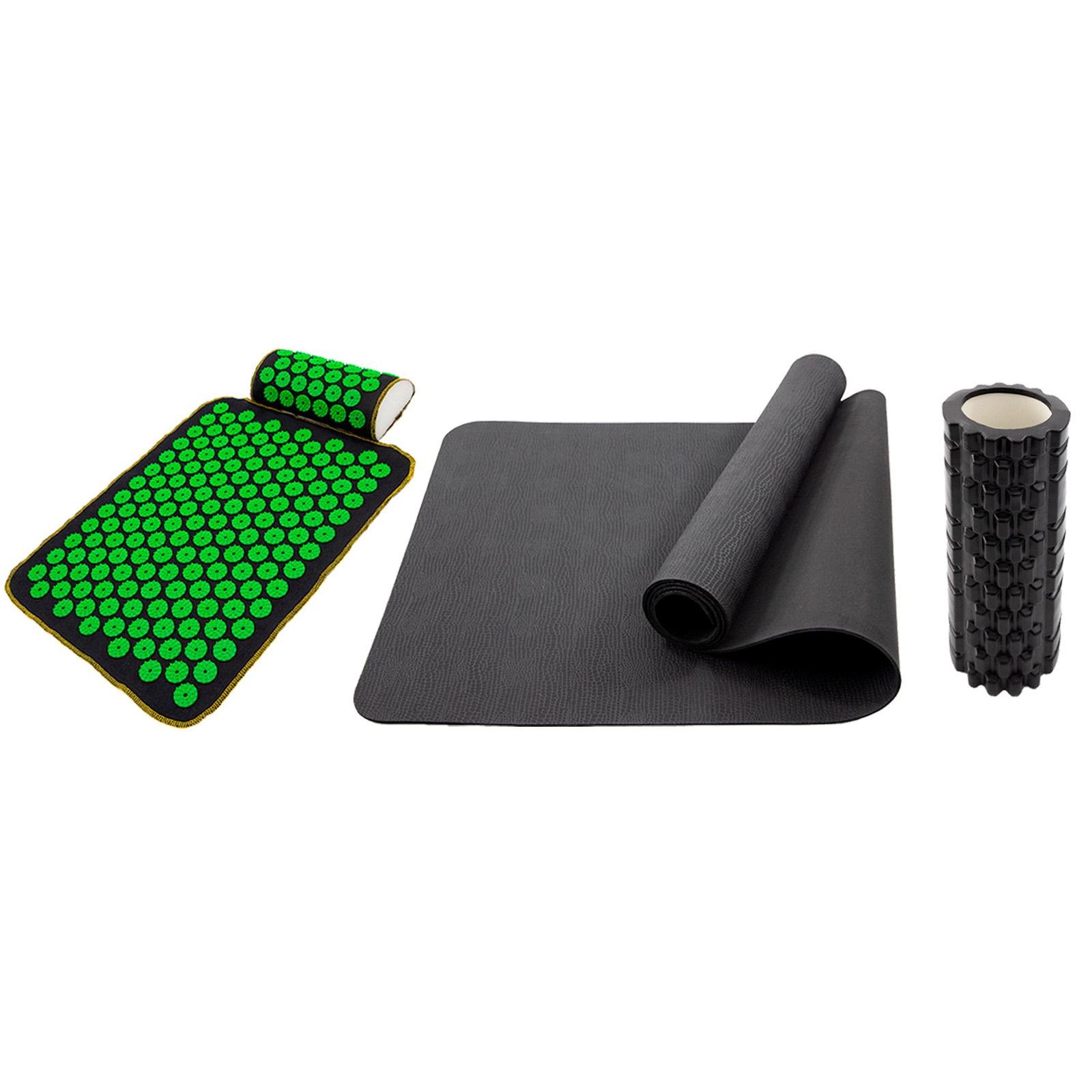 Набор OSPORT Set 111 коврик для йоги/аппликатор Кузнецова/массажный ролик (n-0144-01-0116-01)