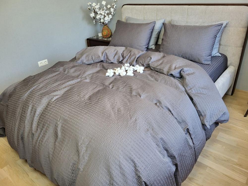 Комплект постельного белья Кис S2024 сатин Premium Gofre полуторный/наволочки 50х70/70х70 см (6496) - фото 5 Комплект постельного белья Кис S2024 сатин Premium Gofre полуторный/наволочки 50х70/70х70 см (6496) - фото 5