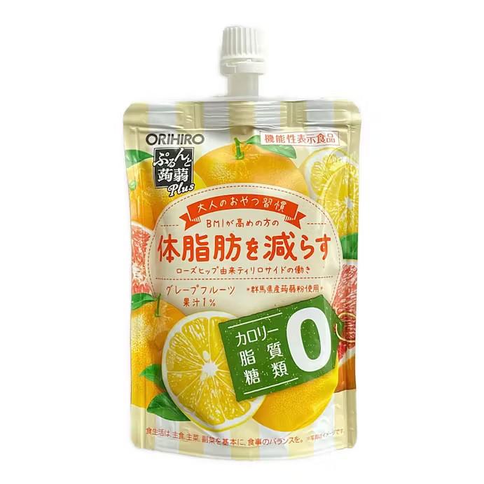 Конняку-желе питьевой бескалорийный грейпфрут Orihiro Purunto Konjac Jelly 130 г (3008158283)