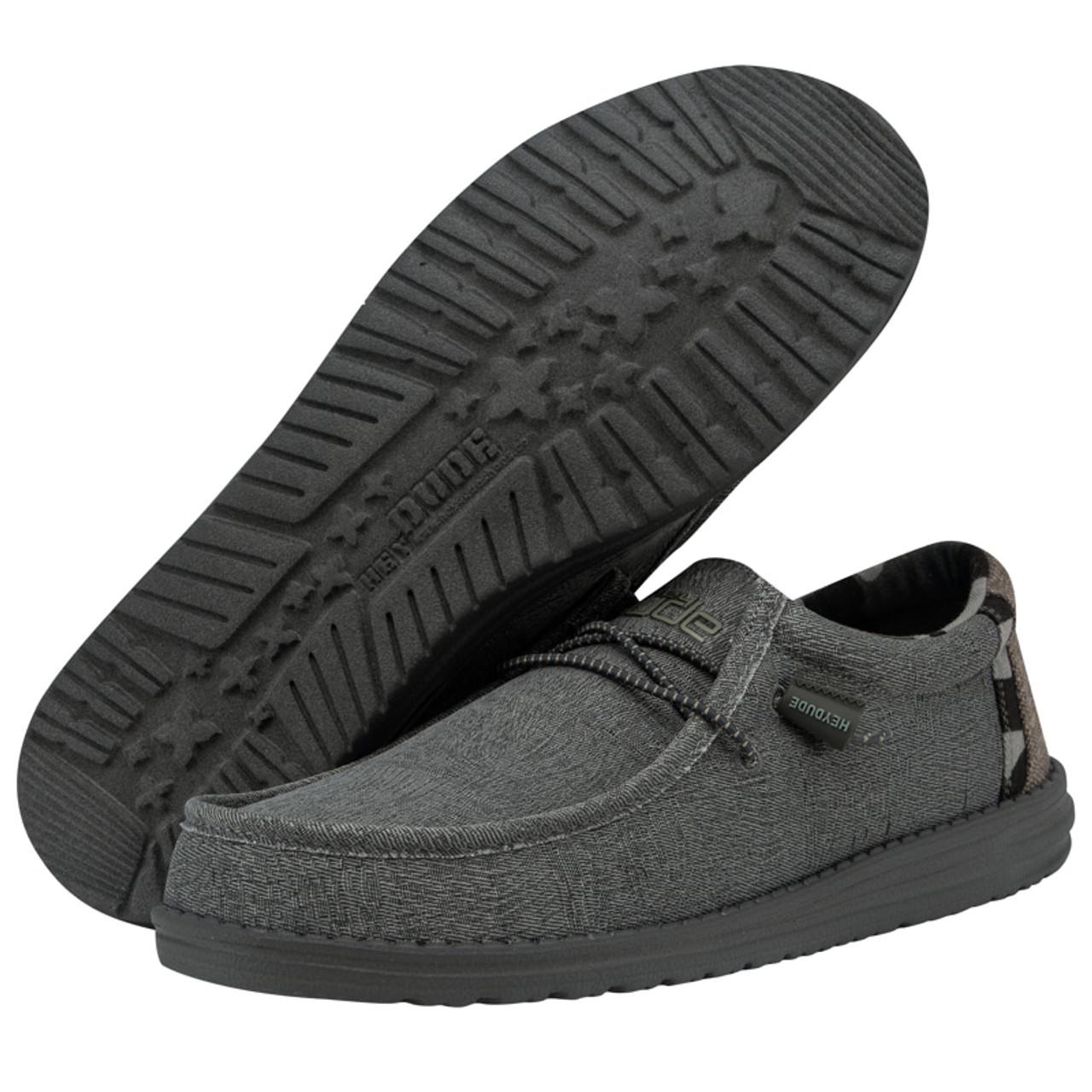 Мокасини чоловічі Hey Dude Wally Blue Camo 110067007 р. 43 27,5 см Сірий (2757655288) - фото 2