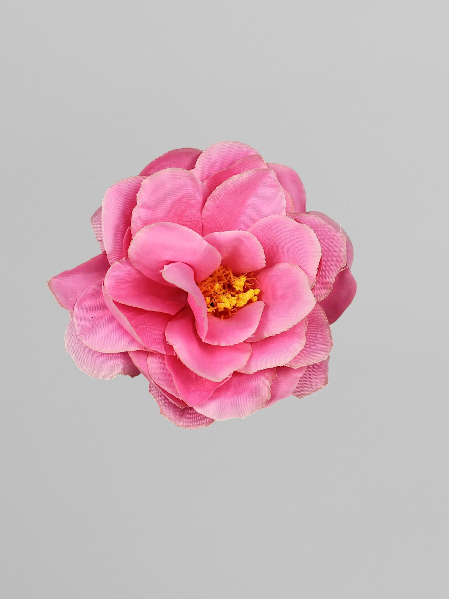 Головка искусственной чайной розы 10 см Розовый (К02151)