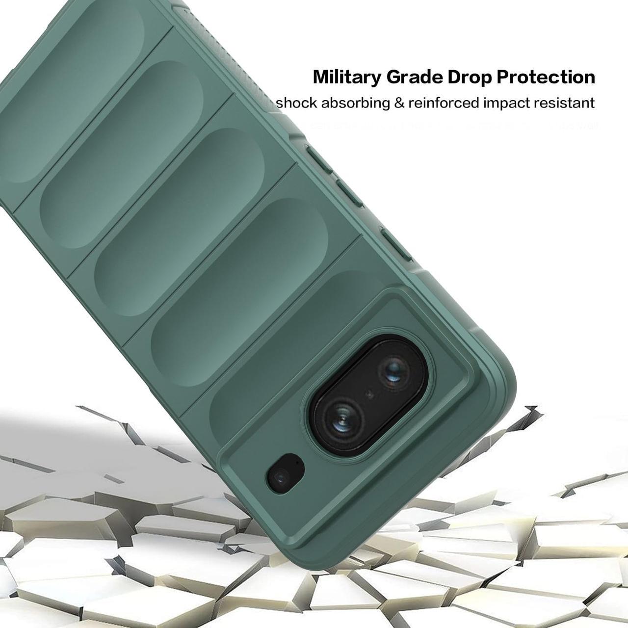 Чехол Ricco Phantom Shield для Google Pixel 8a (зелёный) - фото 5 Чехол Ricco Phantom Shield для Google Pixel 8a (зелёный) - фото 5