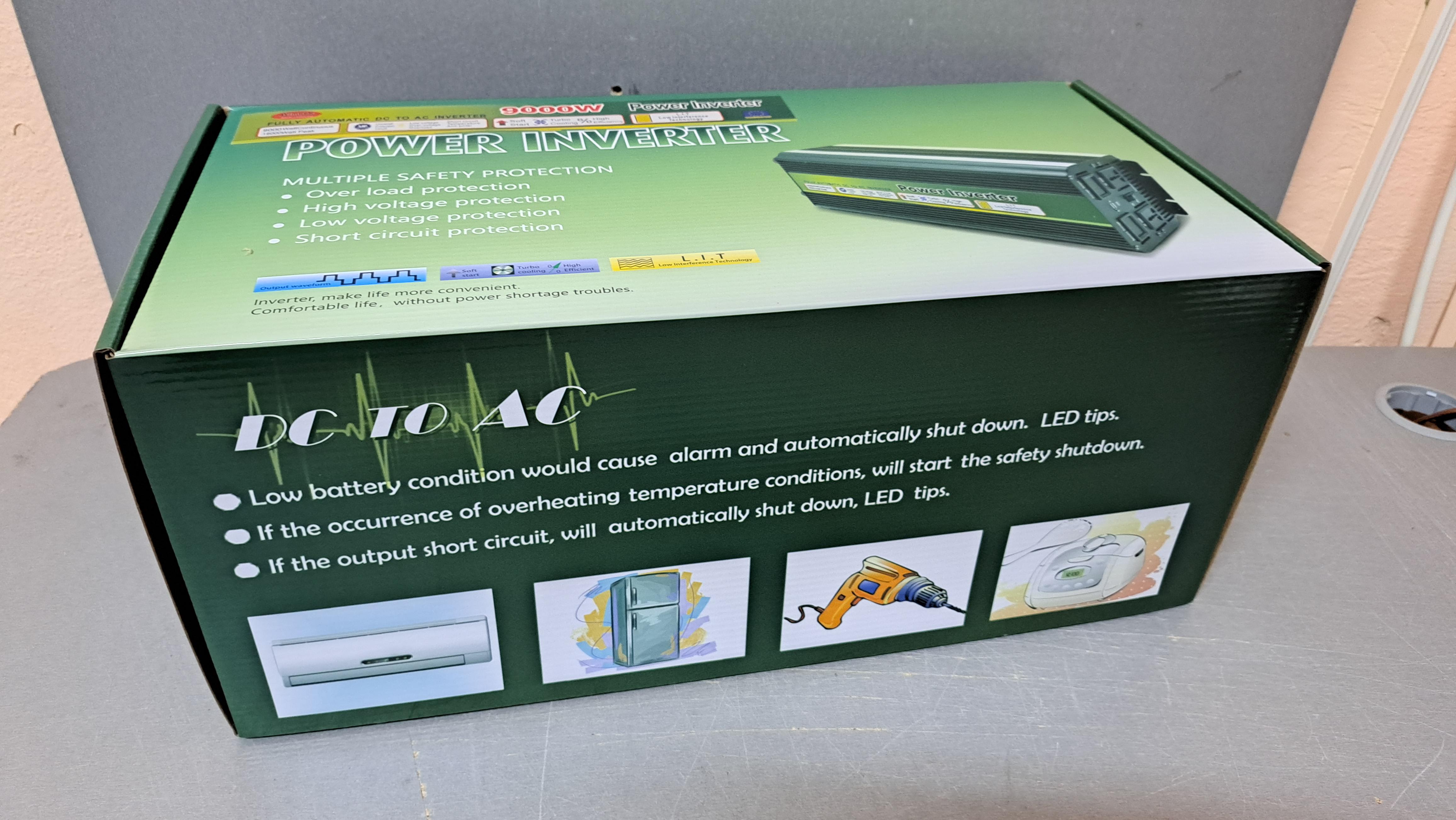 Преобразователь напряжения WIMPEX 12-220V 9000W с плавным пуском - фото 8 Преобразователь напряжения WIMPEX 12-220V 9000W с плавным пуском - фото 8