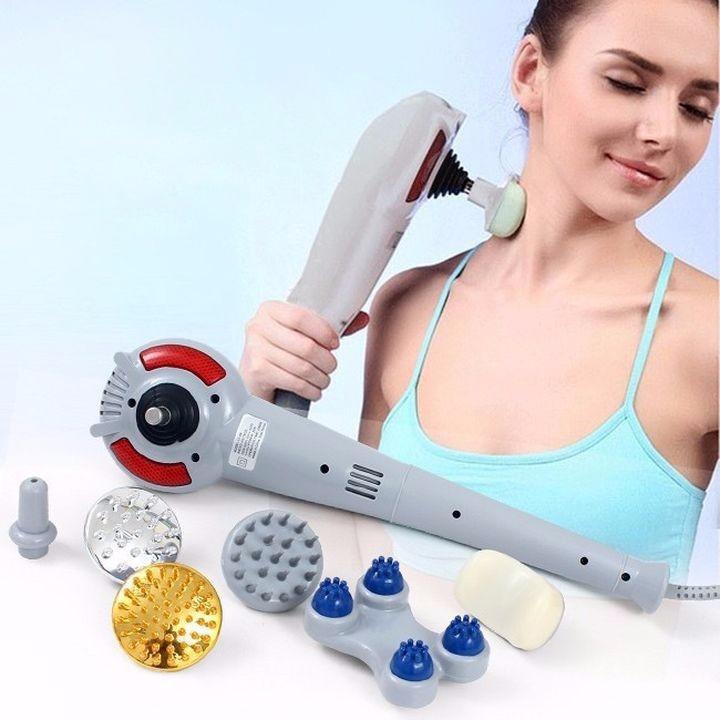 Вібраційний масажер 8в1 Magic Massager ручний для тіла - фото 3