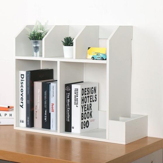 Полка-надстройка настольная из дерева Люмиэль зефир (АКД-021120)