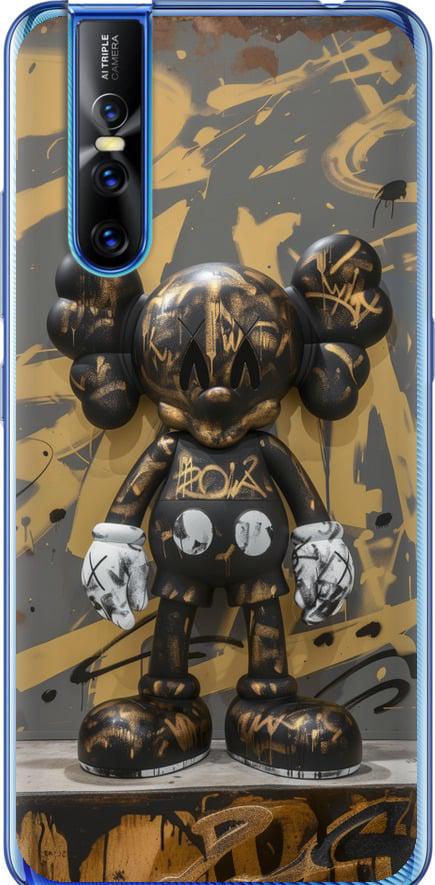 Чехол на Vivo V15 pro Bronze kaws (6097u-1763-42517)