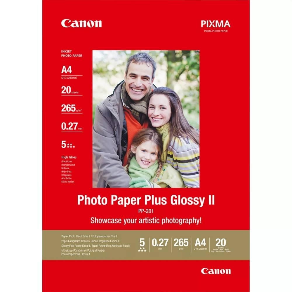 Фотобумага глянцевая Canon PP-201 A4 20SH А4 260 г/м2 20 л. (574626)