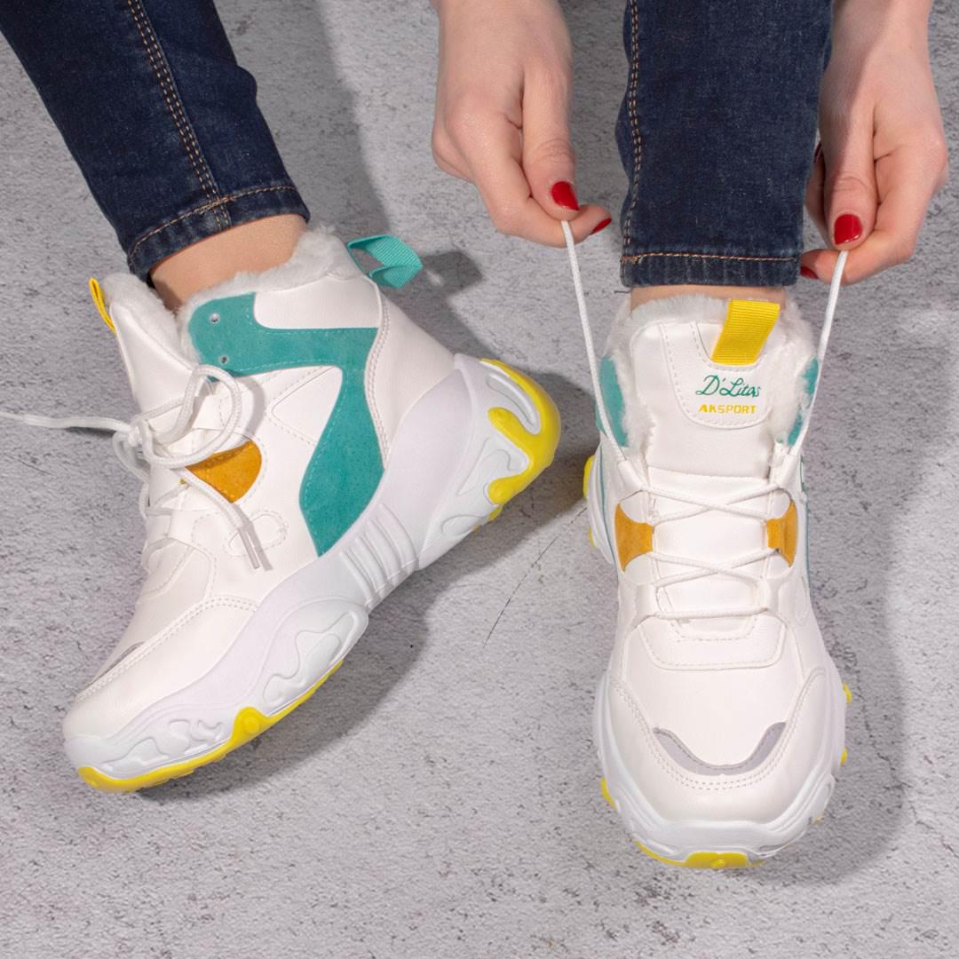 Ботинки женские зимние спортивные 326113 р. 37 22,5 см