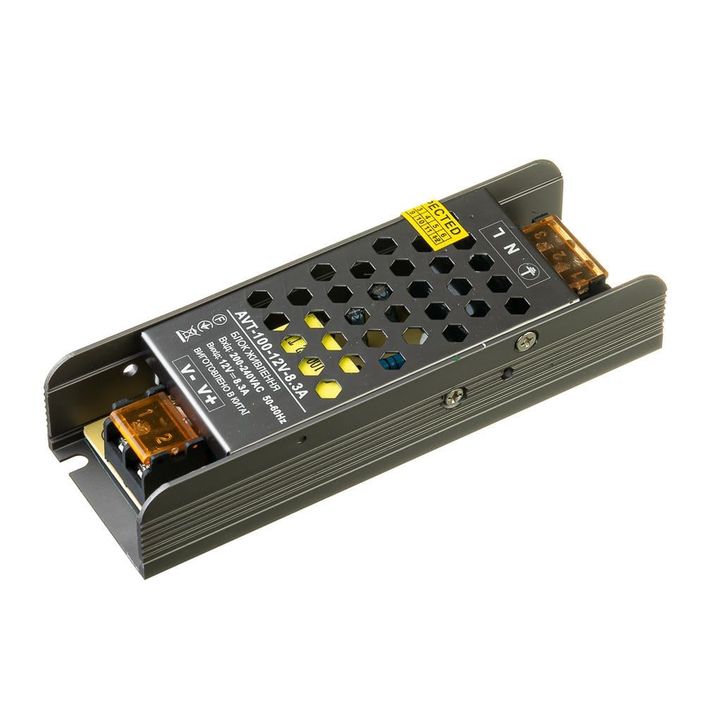 Блок питания Led AVT 12 V 8,3А 100 Вт IP20
