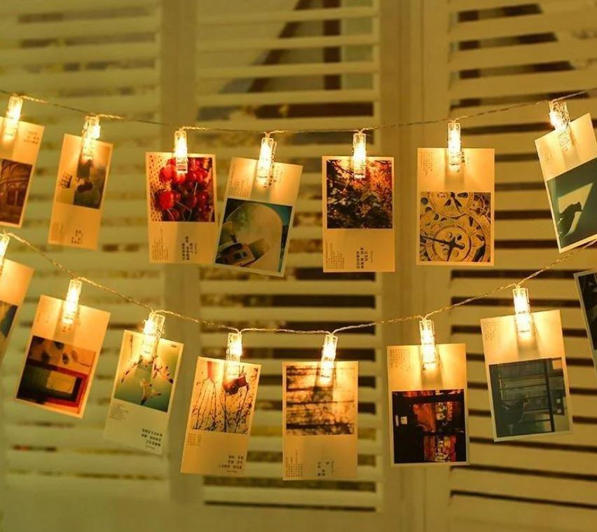 Гирлянда светодиодная SK Photo Clip String Lights 20 шт. (24340fd1) - фото 4