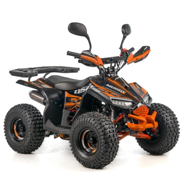 Квадроцикл дитячий бензиновий ASIX MUDDY 110 см3 Помаранчевий (27884044)
