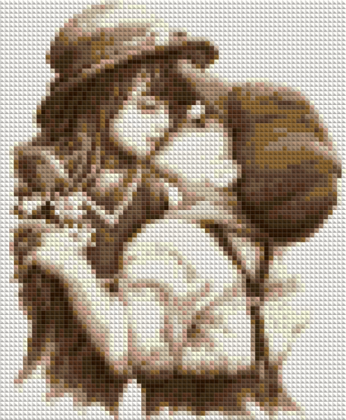 Алмазна вишивка Закохана парочка повна викладка зашивка 5D 23x30 см (1558557064)