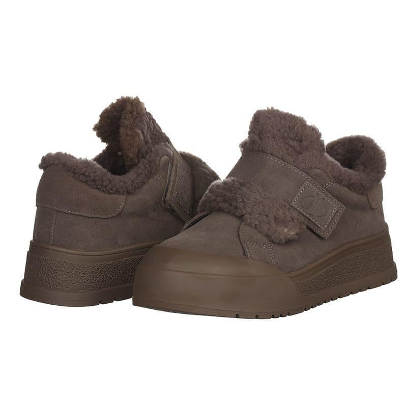 Черевики жіночі Hengji M592-3 замшеві р. 41 Сірий (80084)