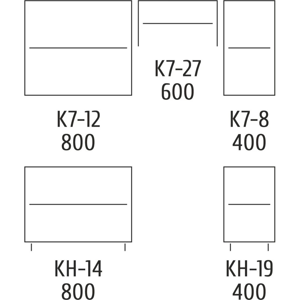 Кухня пряма Грейс 180 см Сірий/Білий (S-80-006-164) - фото 2