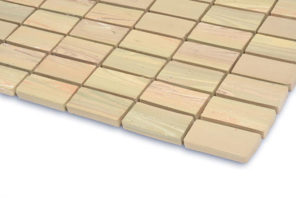 Мозаика керамогранитная Kotto Ceramica MI7 23460115C 300x300x7 мм/прямоугольник 23x46 мм Muschiato