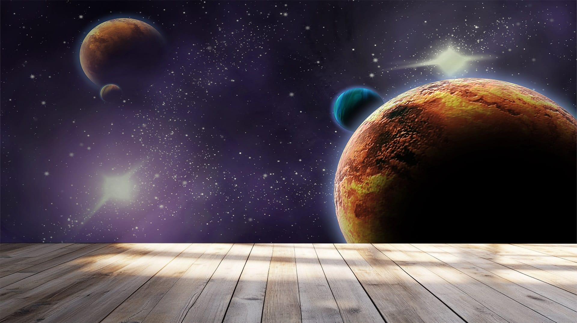 Фотошпалери флізелінові Styleo Print-walls Планети 0322 350х270 см (Pw-0322/3)