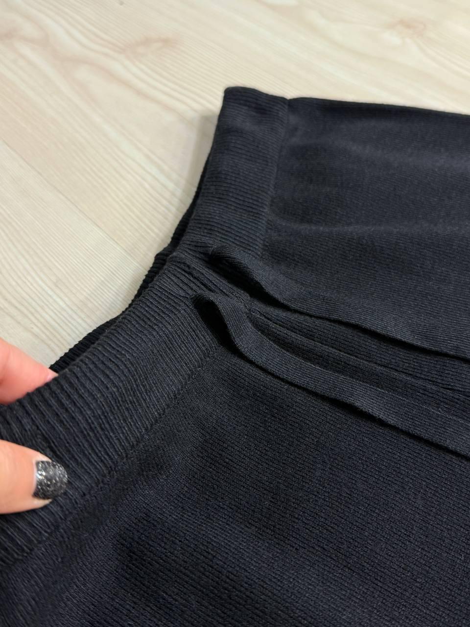 Костюм женский Joy One 382 вязаный брюки с кофтой на молнии OS Черный (5790) - фото 7 Костюм женский Joy One 382 вязаный брюки с кофтой на молнии OS Черный (5790) - фото 7