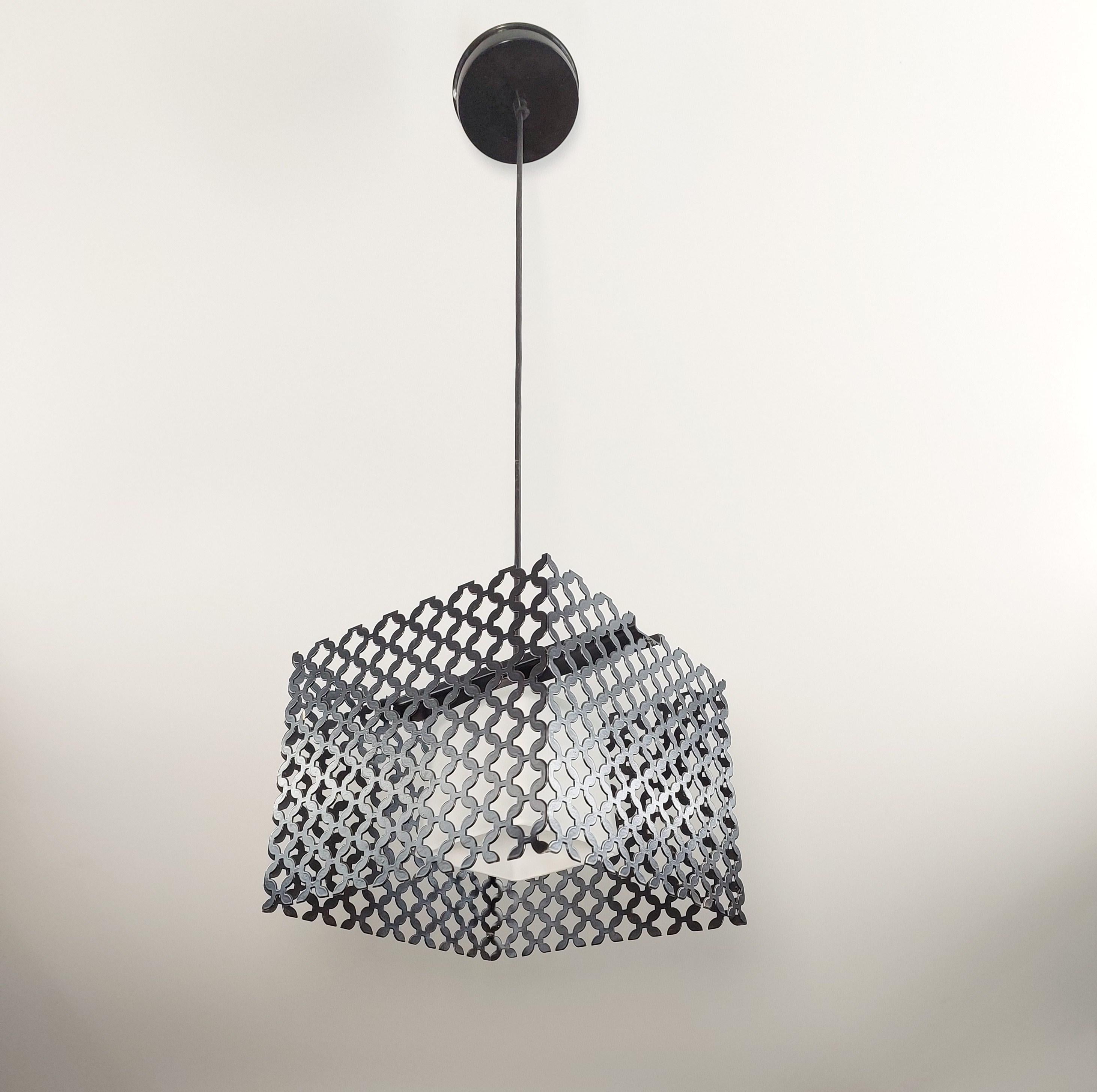 Люстра подвесная металлическая Черный (3056 подвес)