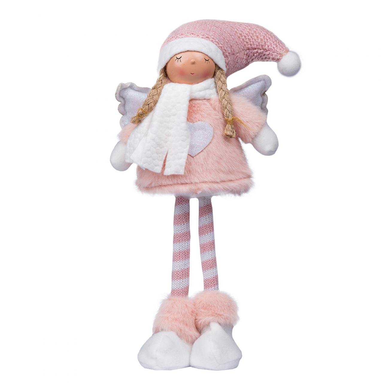 Ангел новогодний Yes! Fun 34 см Розовый (0973612)