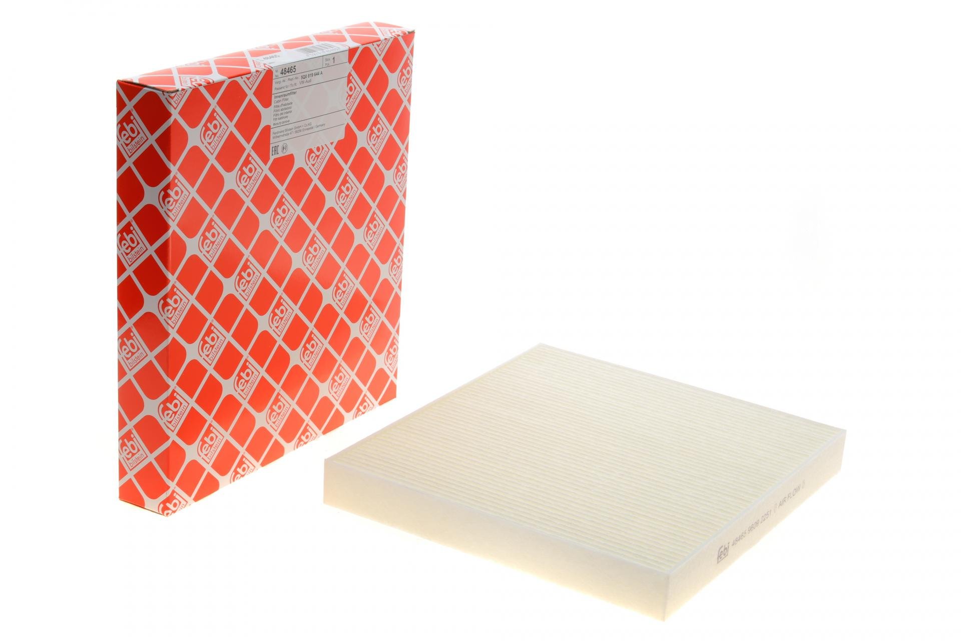 Фильтр салона FEBI BILSTEIN для VW Golf/Passat 14-/Crafter 16-/Skoda Octavia 12-/SuperB 15- (48465)