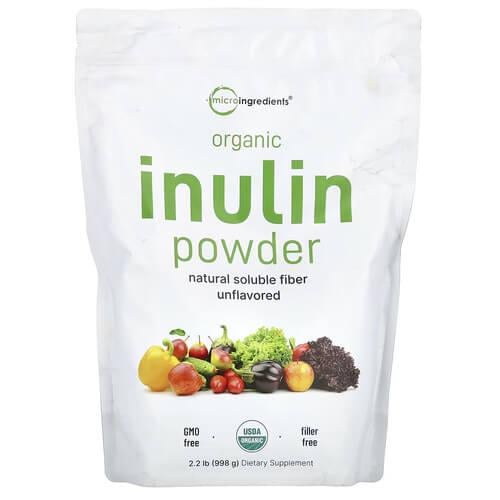 Пробиотики и пребиотики Micro Ingredients Organic Inulin Powder 998 г (MII-61651)