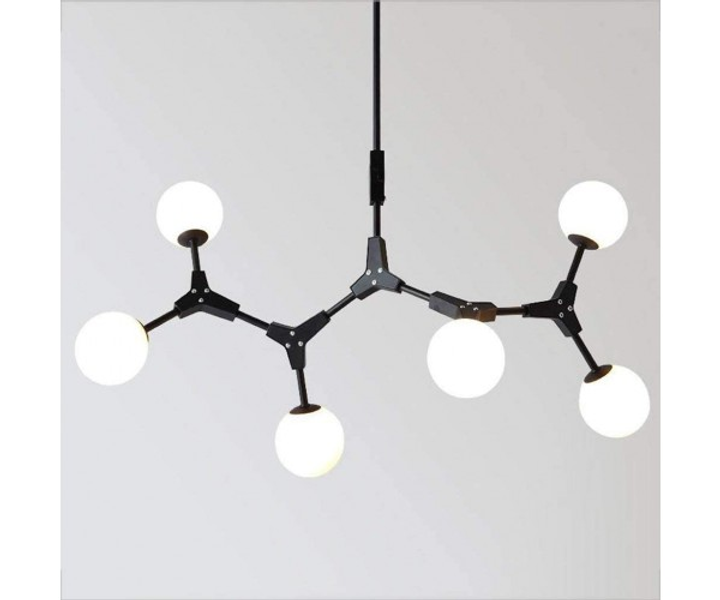 Люстра Molekul 6 Black (PL-0001286 M/Black)