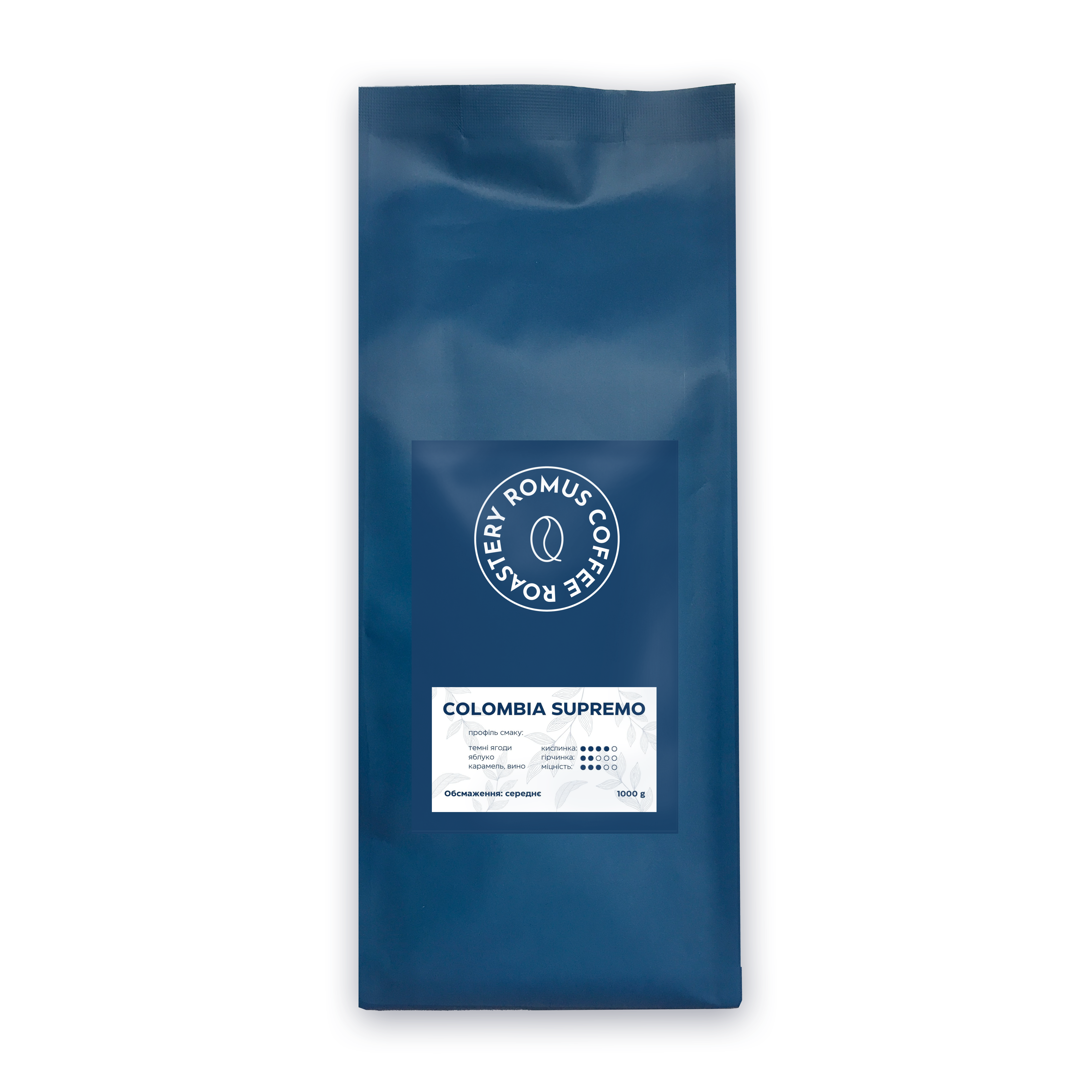 Кава в зернах Romus Coffee Roastery Colombia Supremo 1 кг (356918)