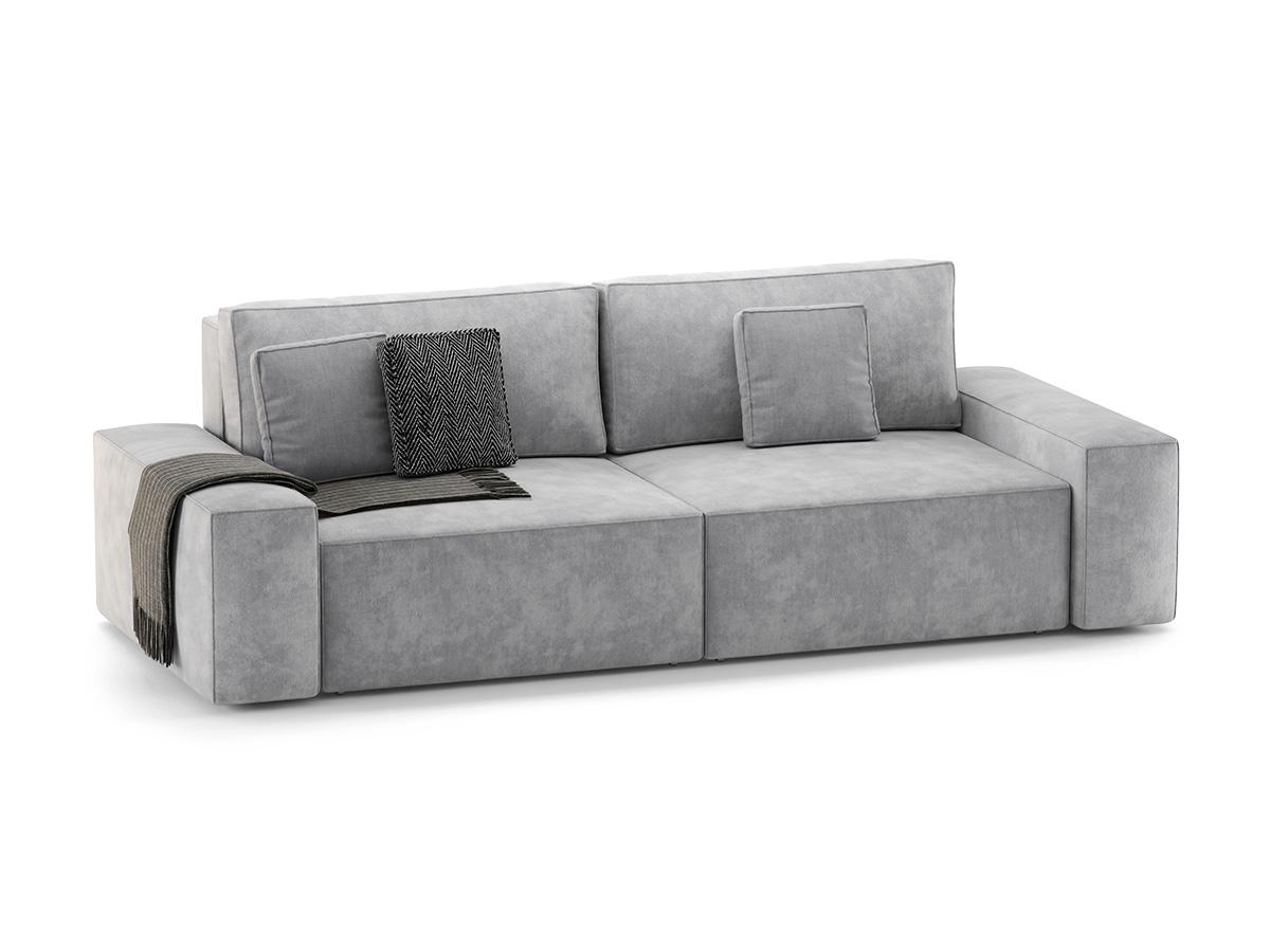 Диван прямий Loft 2 250х105х80 см Сірий (Арт.2007) - фото 2 Диван прямий Loft 2 250х105х80 см Сірий (Арт.2007) - фото 2