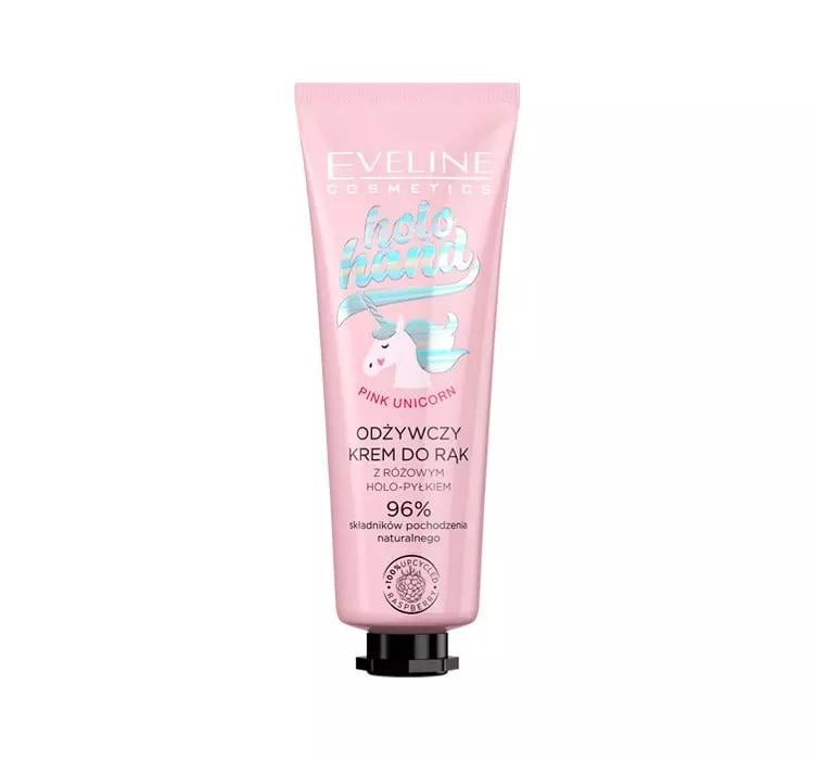 Живильний крем для рук Eveline Pink Unicorn серії Holo Hand 50 мл (5903416026648)
